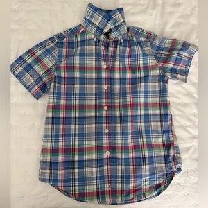 LIKE NEW Ralph Lauren Boys Plaid Button Down Shirt - Size 8